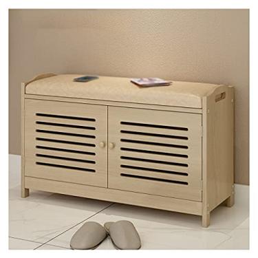 Imagem de Organizador de sapatos ajustável, suporte de 3 camadas ajustável, prateleira de sapatos, banco de porta dupla, organizador de troca de sapatos, banco de canal, trocador de sapatos, organizador de