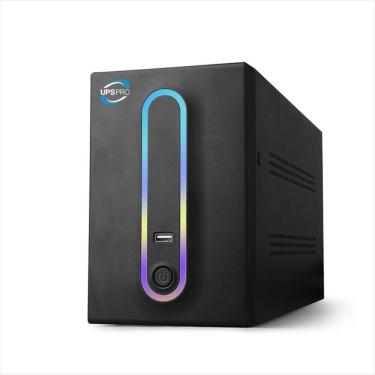 Imagem de Nobreak Slim LED 800VA Bivolt 4 Tomadas Plus 100822LP UPSPRO