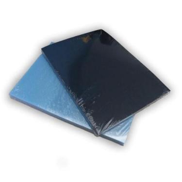 Imagem de Kit Capa Encadernação A4 Pp - Cristal Line + Preta 100un - Lassane 