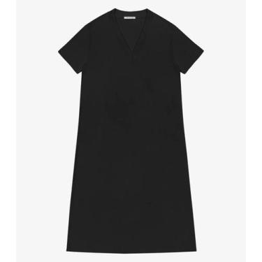 Imagem de Vestido Super Midi Feminino Plus Size Secret Glam Preto, Plus G1, Pret