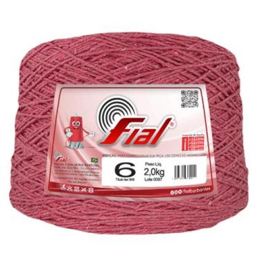 Imagem de Barbante Fial nº6 2 kg, 73 Goiaba