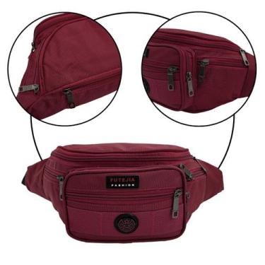 Imagem de Pochete bolsa cintura motoqueiro multiuso - Futejia, Vermelho, P