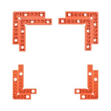 Imagem de Conjunto De 8 Grampos De Canto De 90 Graus De 3/4 Polegadas Para Marce