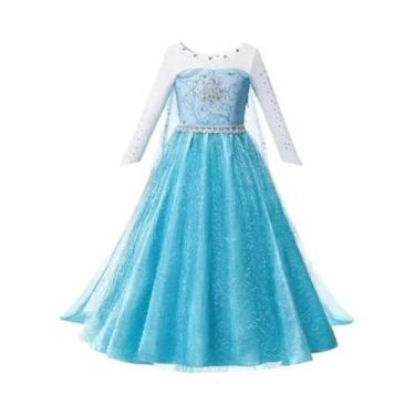 Imagem de Fantasia De Princesa Elsa Anna Para Meninas, Vestido Da Rainha Da Neve