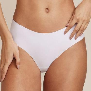 Imagem de Calcinha Feminina Tanga Invisível Hope, P, Branco