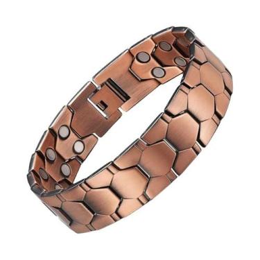 Imagem de Pulseira Magnética De Cobre Para Homens, Alívio Da Dor Da Artrite, Joi