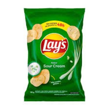 Imagem de Batata Frita Lisa Sour Cream Lays 115g