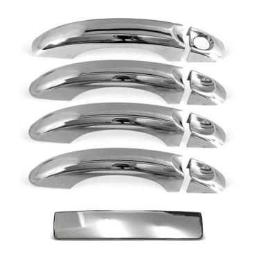 Imagem de Kit Aplique Cromado Maçaneta + Tampa Traseira Volkswagen Amarok 2010 à 2022