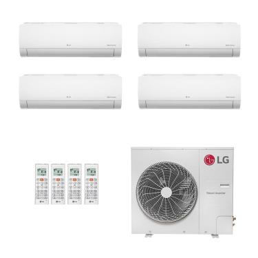 Imagem de Ar-Condicionado Multi Split Inverter LG 52.000 (2x Evap HW 7.000 + 2x Evap HW 18.000) Só Frio 220V								