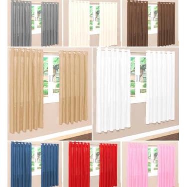 Imagem de cortina para quarto cores variadas 2,00m x 1,70m perciana p/ cozinha l