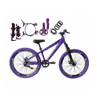 Imagem de Bicicleta 26 Gta Rebel Freeride Single Freio Hidráulico Cubo k7 Barulhento Aros Vmaxx Pneu Flame-Unissex