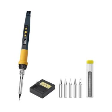 Imagem de Ferro De Solda Elétrico Ajustável De 80W Com Display Digital E Pontas 