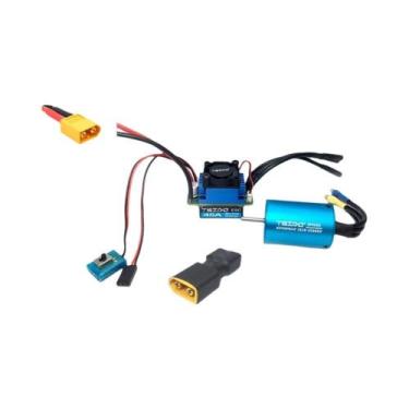 Imagem de Combo De Motor Brushless E ESC 35A 45A Para Wltoys 124016 Remo Hobby X
