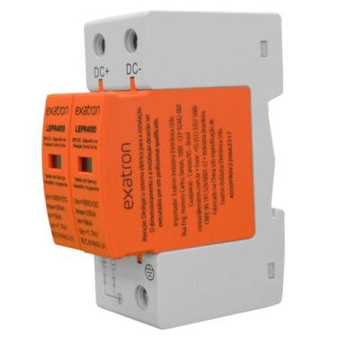 Imagem de Dps Dispositivo Protecao Contra Surtos 20ka 2 Polos 1000VDC - EXATRON