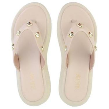Imagem de Chinelo Feminino Sua Cia Plataforma Bege - 8411-Feminino