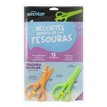 Imagem de Livro Kit Infantil Aprenda Em Casa: Primeiros Recortes Com Tesoura Ati