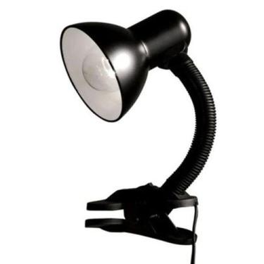 Imagem de Luminaria Mesa Articulavel Garra Presilha Bivolt Trabalho Escritorio Q