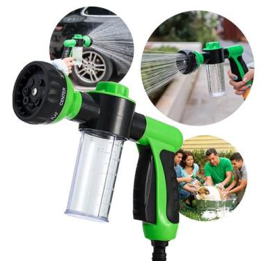 Imagem de Esguicho 8 Em 1 Para Mangueira Com Reservatório De Sabão - Nilo-import