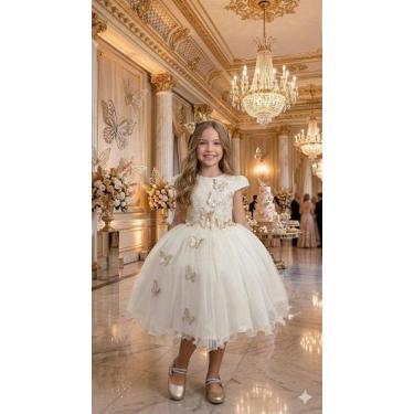 Imagem de Vestido Juvenil Midi Vila Lele Sabrina Off - Elegante e Sofisticado, B