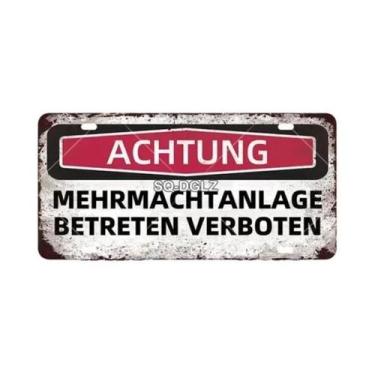 Imagem de Placa De Metal Vintage De Berlim, Decoração Retro Para Loja, Bar, Pare