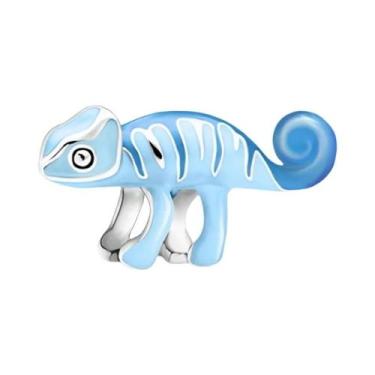 Imagem de Pingente Charm Chameleon Em Prata Esterlina 925 Para Pulseiras DIY, Jo