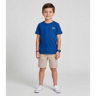 Imagem de Camiseta Menino Infantil Brasil Rovitex Kids Azul, 1, Azul