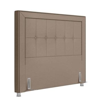 Imagem de Cabeceira Cama Box Casal Queen 160cm Paolla P02 Sintético Bege - Mpozenato