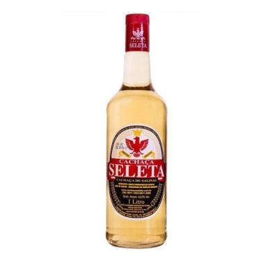 Imagem de Cachaca seleta garrafa vidro 1l - Congratulations Store