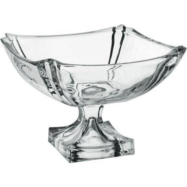 Imagem de Fruteira Centro Mesa Home&co Pe Vidro 19x26cm Transparente - HOME & CO