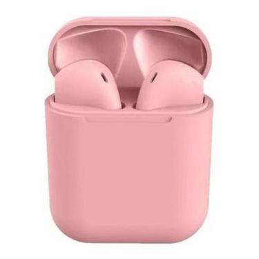 Imagem de Fone De Ouvido Bluetooth 5.0 I12 Tws Macarons Cores Sem Fio - TYZ, Ros