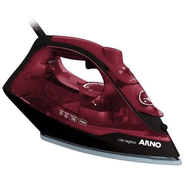 Imagem de Ferro a Vapor Arno Ultragliss 1520W Base Durilium Airglide Antiaderente Vinho 110V