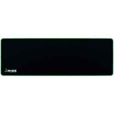 Imagem de Mousepad Gamer Rise Mode Speed, Estendido (900x300mm) Costura Verde - 