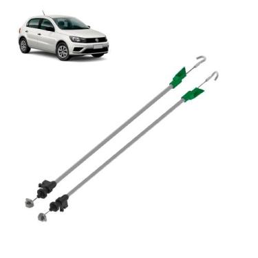 Imagem de Par Cabo Abertura Porta Gol Voyage G5 G6 G7 Diant E Tras  - Fegara