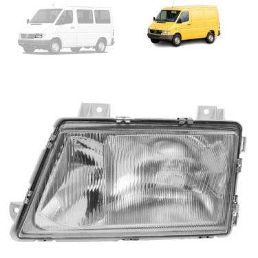Imagem de Farol manual sprinter 1997 a 2001 lado esquerdo 9018200161 - MOTORS VA