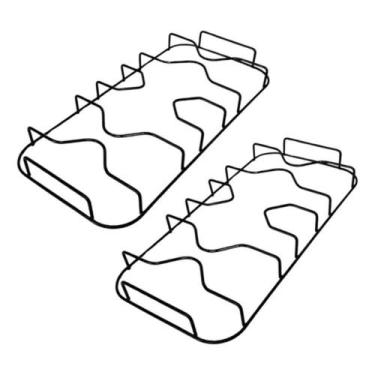 Imagem de Kit 2 Grelhas Grade Trempe Fogão Consul Erva Doce Hortelã Esmaltada