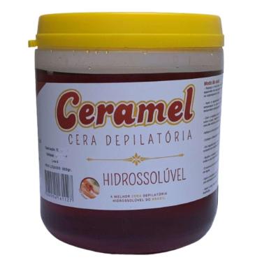 Imagem de Cera Depilatória Quente Hidrossolúvel Natural Ceramel 500G para Todas as Partes do Corpo com Acabamento Perfeito