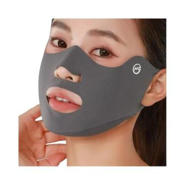 Imagem de Máscara Facial Respirável De Seda Gelada, À Prova De Poeira, Protetora