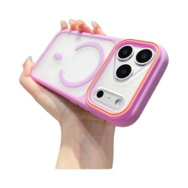 Imagem de Capa Magnética Transparente De TPU Para iPhone 17 16 15 14 13 12 11 pr