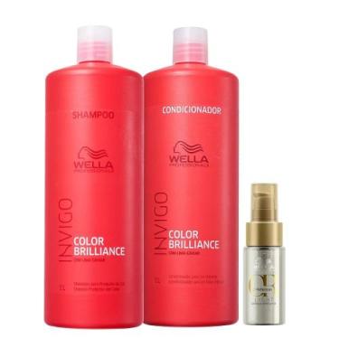 Imagem de Kit Wella Professionals Invigo Color Brilliance Shampoo 1000ml + Condi
