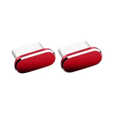 Imagem de Protetores De Porta USB-C Metálicos Anti-Poeira Para iPhone, Samsung, 