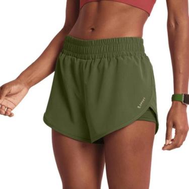 Imagem de Short Lupo Feminino Duplo AF Running - Ideal para Esportes, Corrida e 