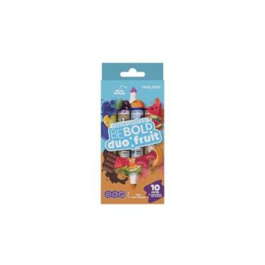 Imagem de Marcador Permanente Be Bold Fruit Duplo Newpen