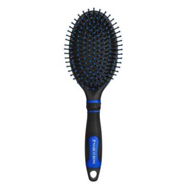 Imagem de Escova De Cabelo Natasha Soft Oval Almofadada Marco Boni, Azul