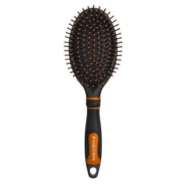 Imagem de Escova De Cabelo Natasha Soft Oval Almofadada Marco Boni, Laranja