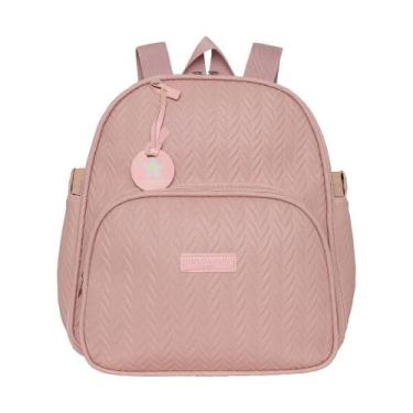 Imagem de Mochila de Maternidade Pirulitando Baby Refúgio Rose, Rosa