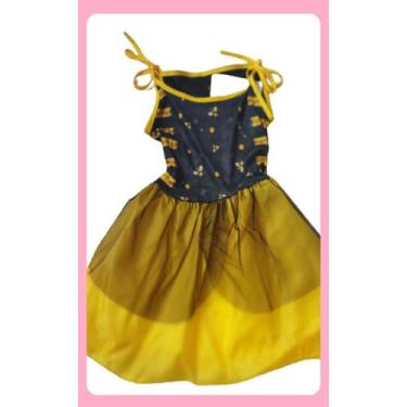Imagem de Fantasia Infantil Pop Abelha / Abelhinha - Regina Fantasias, Amarelo, 