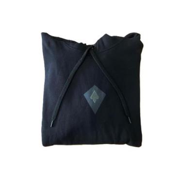 Imagem de Moletom Masculino Mcd Canguru Fechado Logo 3617, Preto, GG