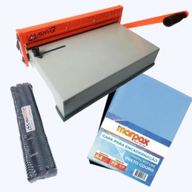Imagem de Kit Encadernadora Standard Ofício + 100 Capas + 100 Espirais
