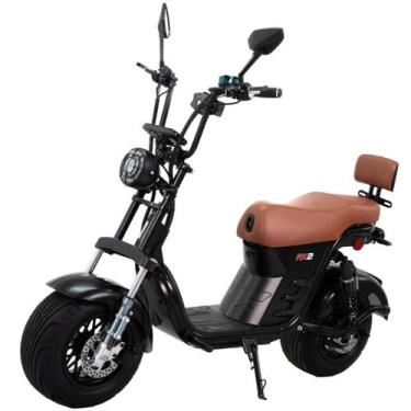Imagem de Bicicleta Elétrica 1000W 60V Bateria Lítio Removível Freio a Disco FX2