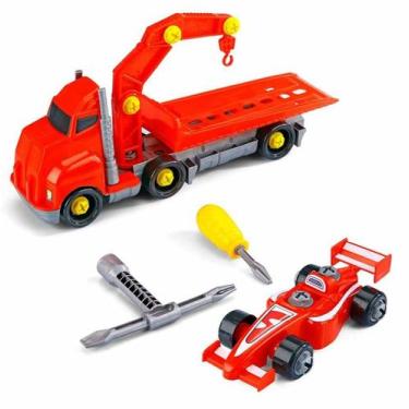 Imagem de Caminhão com Acessórios - Senninha - Truck - 43 peças - Pakitoys - Pak